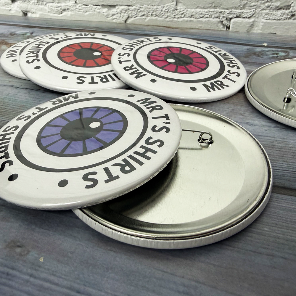 75mm pin badges