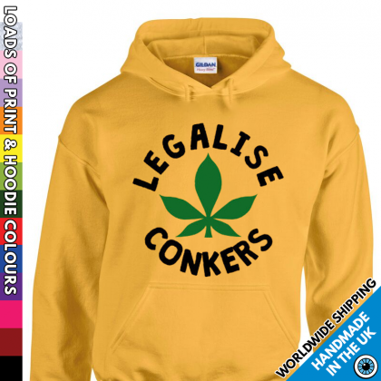 Adults Legalise Conkers Hoodie