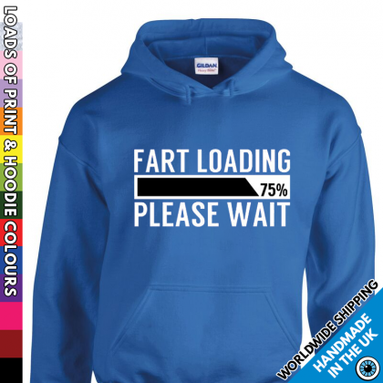 Adults Fart Loading Funny Hoodie