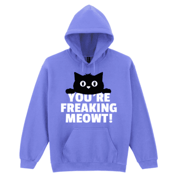 Adults Freaking Meowt Cat Hoodie
