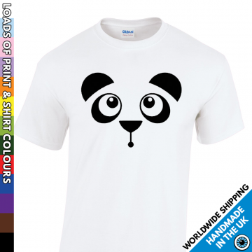 Kids Panda Face T Shirt