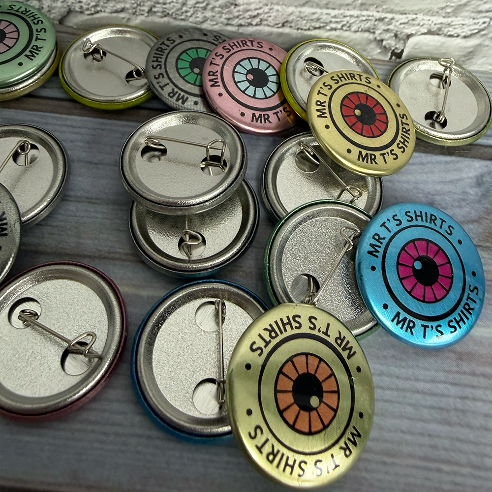 25mm metal badges