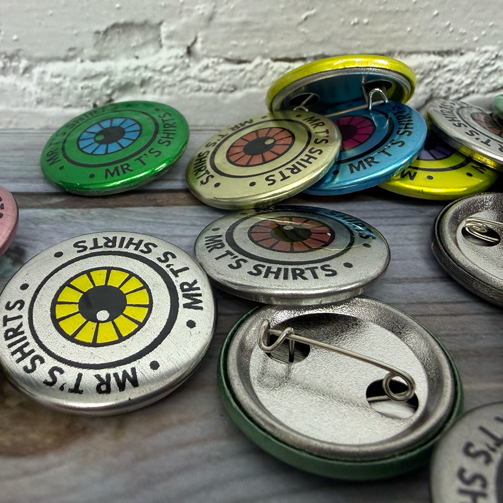 25mm metal badges