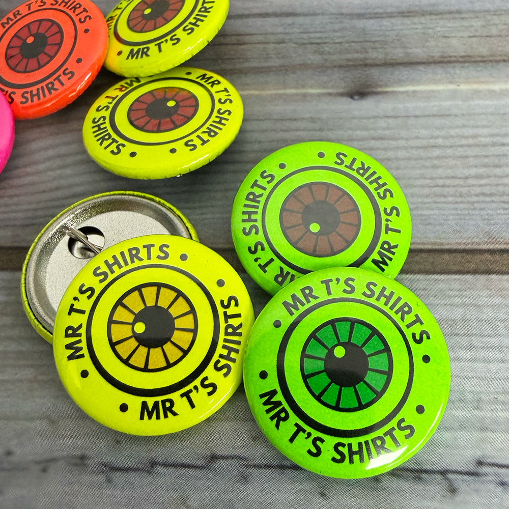 custom bright badges