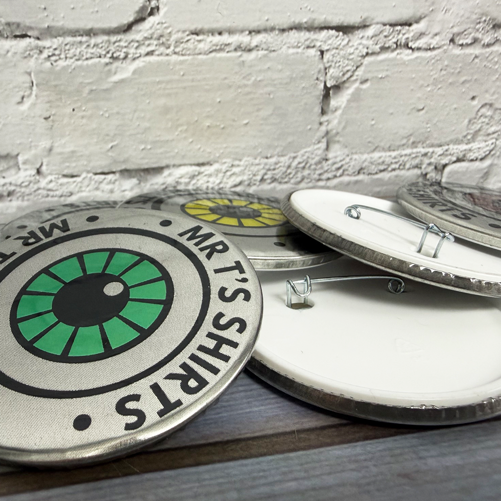 metallic custom badges