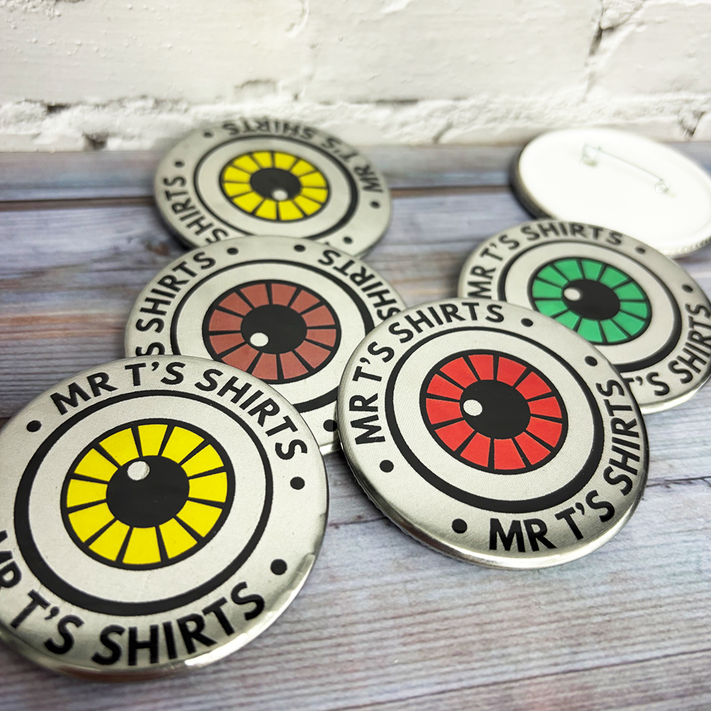 metallc custom badges