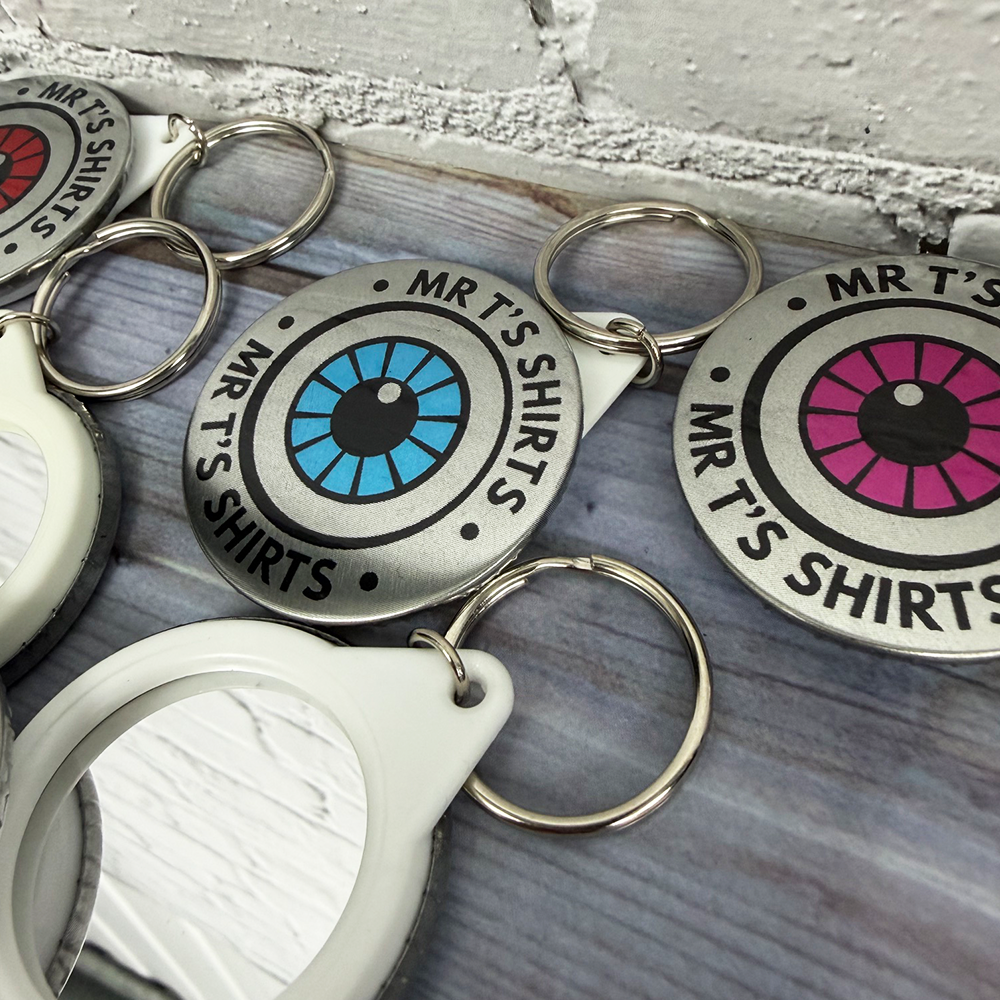 round custom keyring