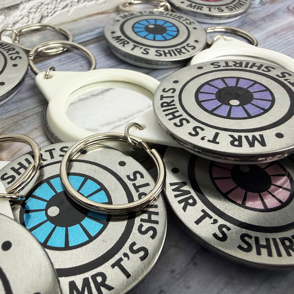 round custom keyring