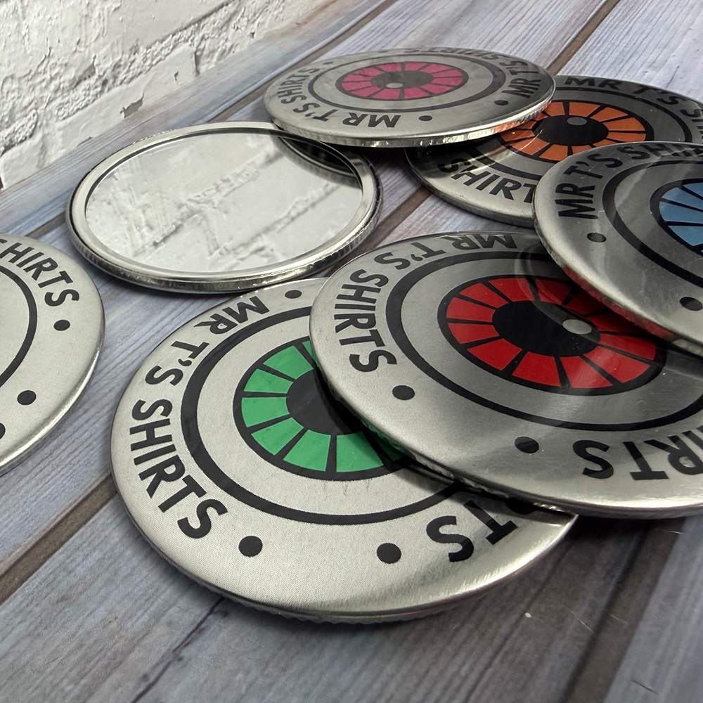 77mm metallic custom mirrors