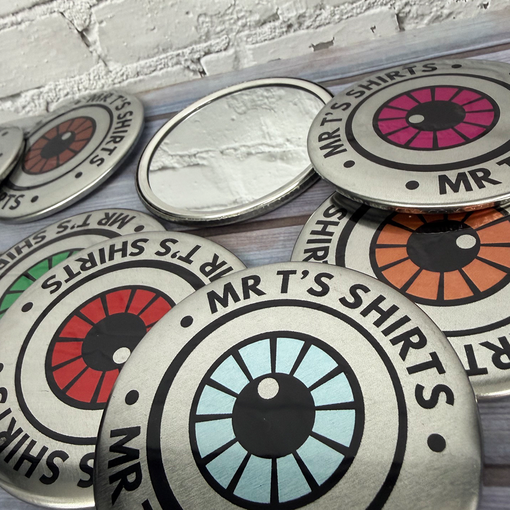 77mm metallic custom mirrors