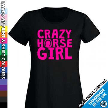 Ladies Crazy Horse Girl T Shirt