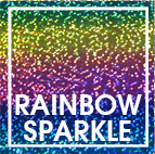 Rainbow Sparkle Effect Print