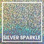 Silver Sparkle Effect Print