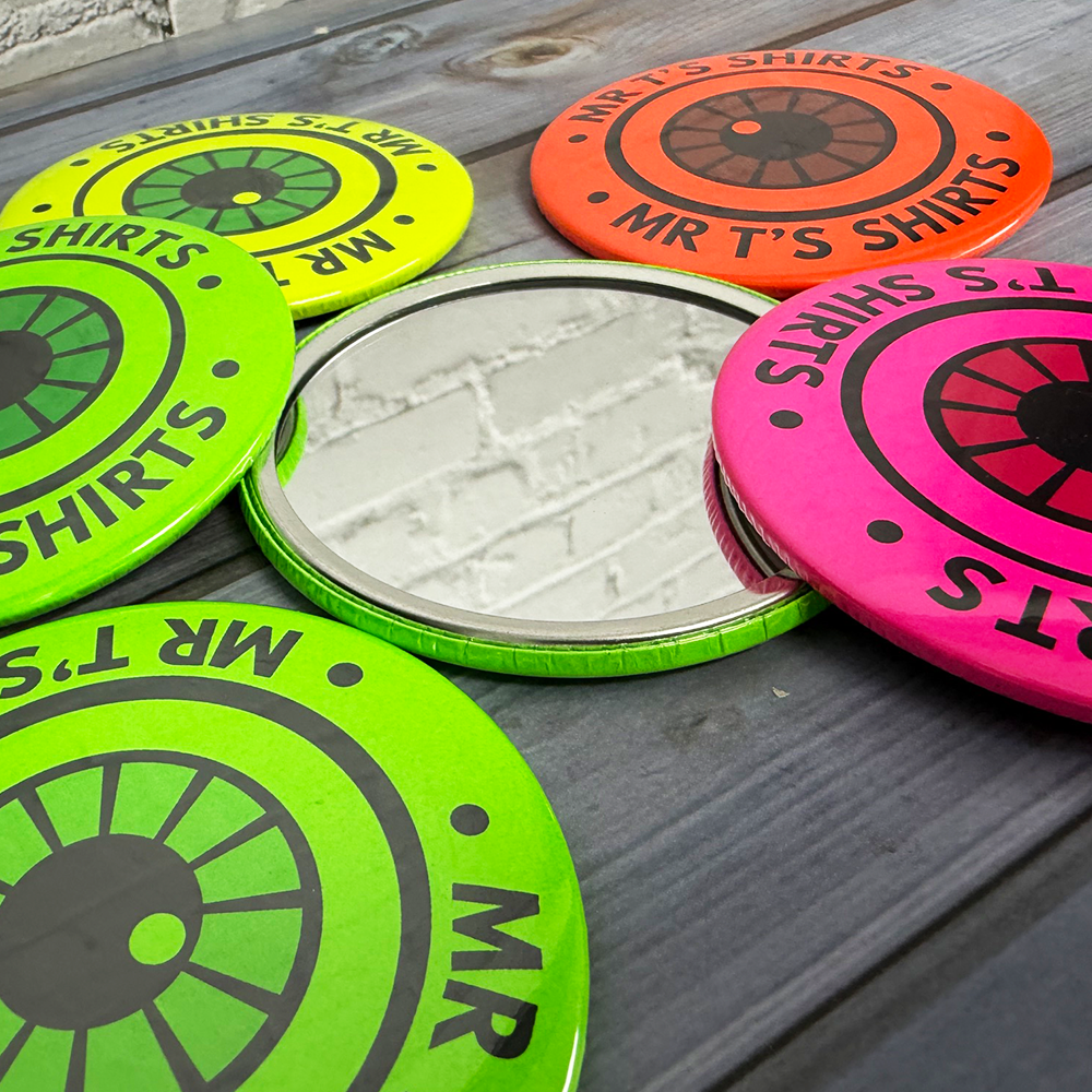 custom printed mirrors