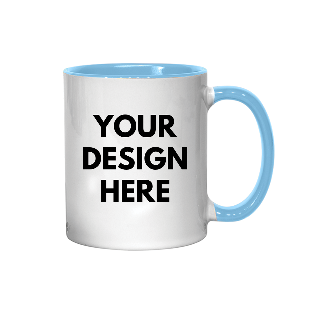custom colour mugs