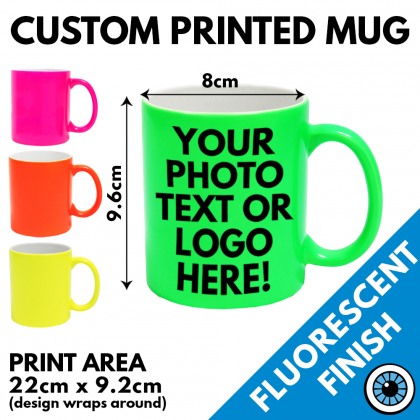 Printed Neon Mugs