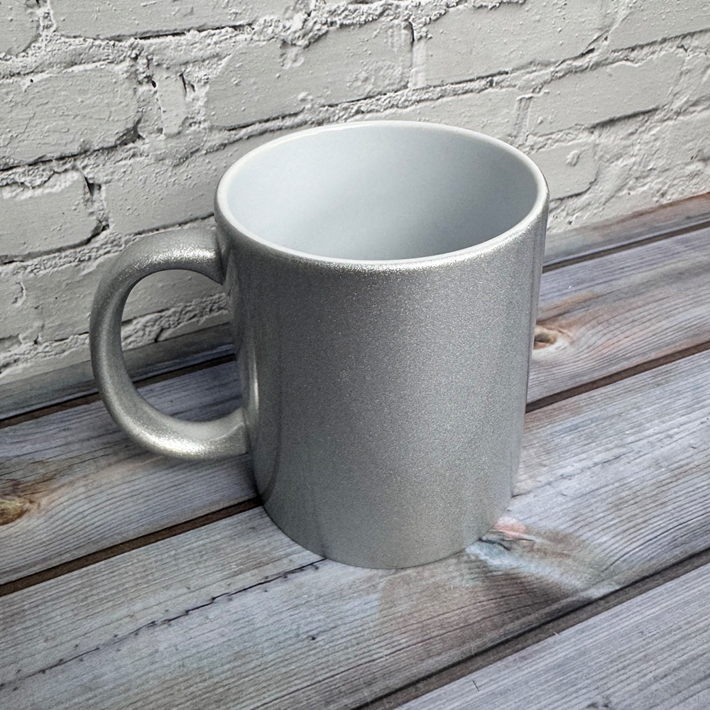 custom printed metallic mug