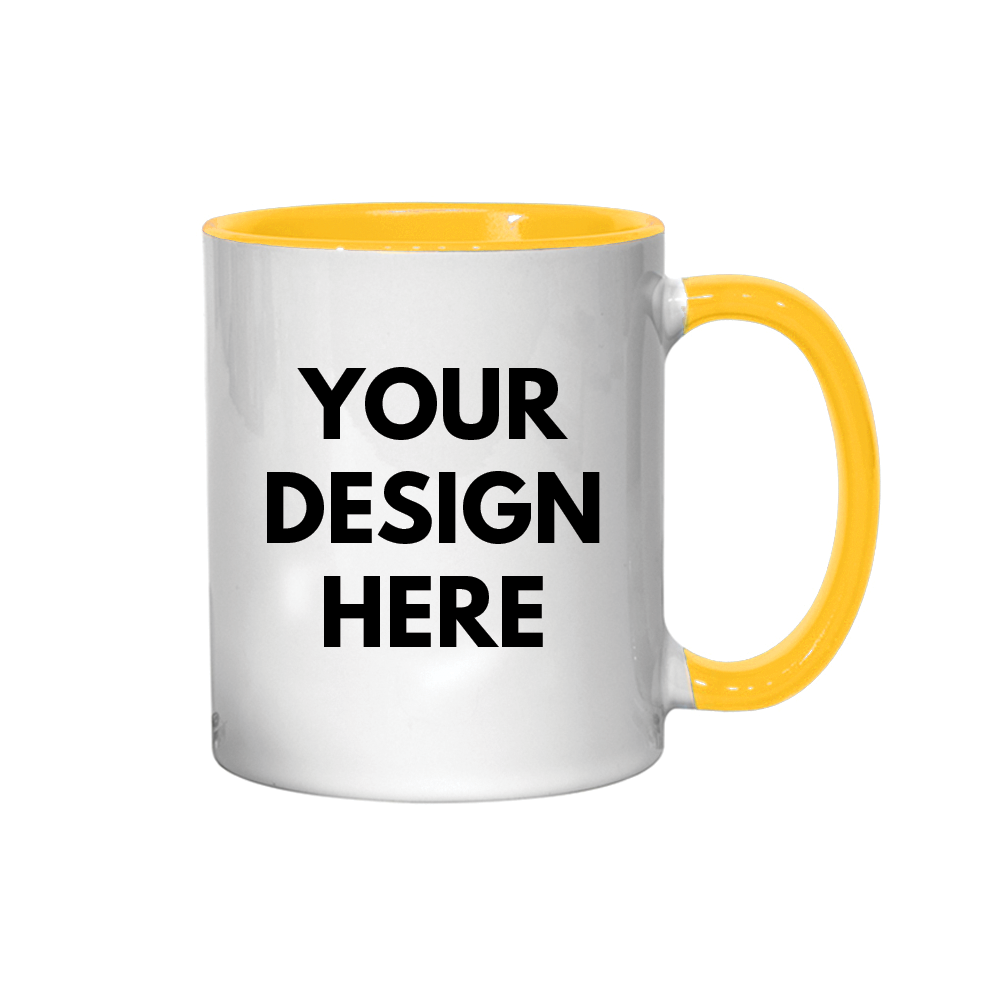 custom colour mugs