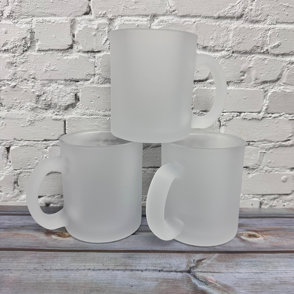 frosted glass custom cups