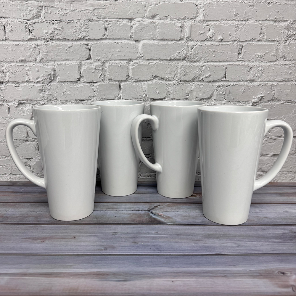 printed long mugs