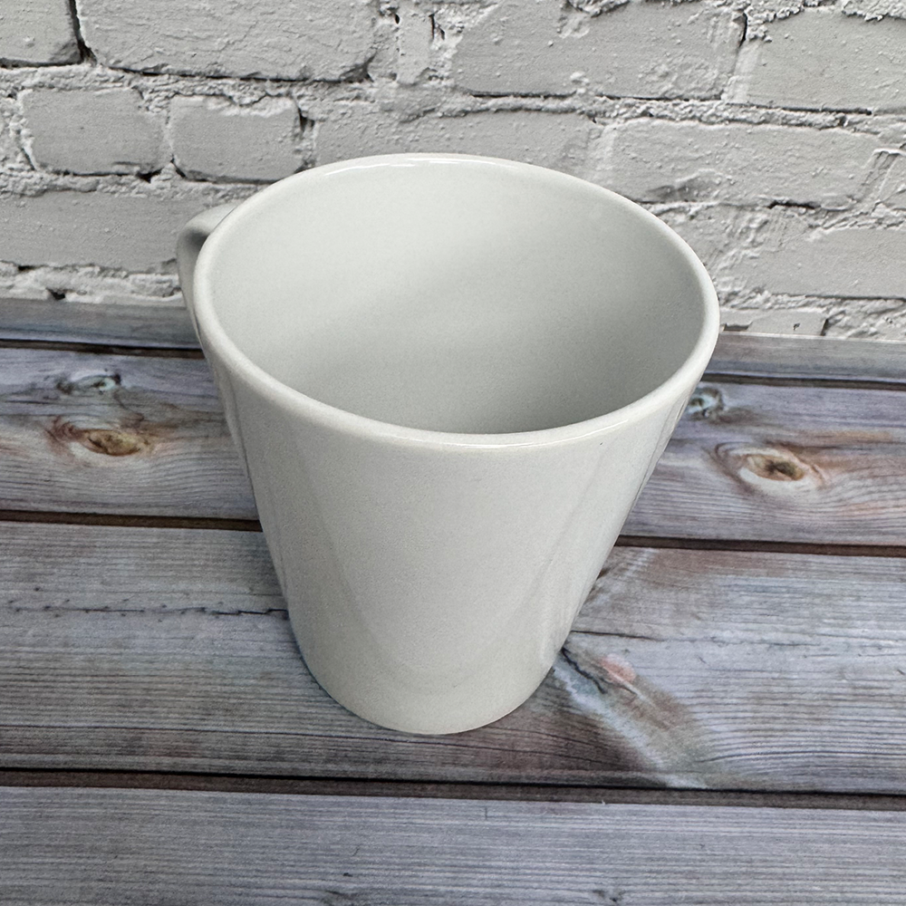 printed white mug