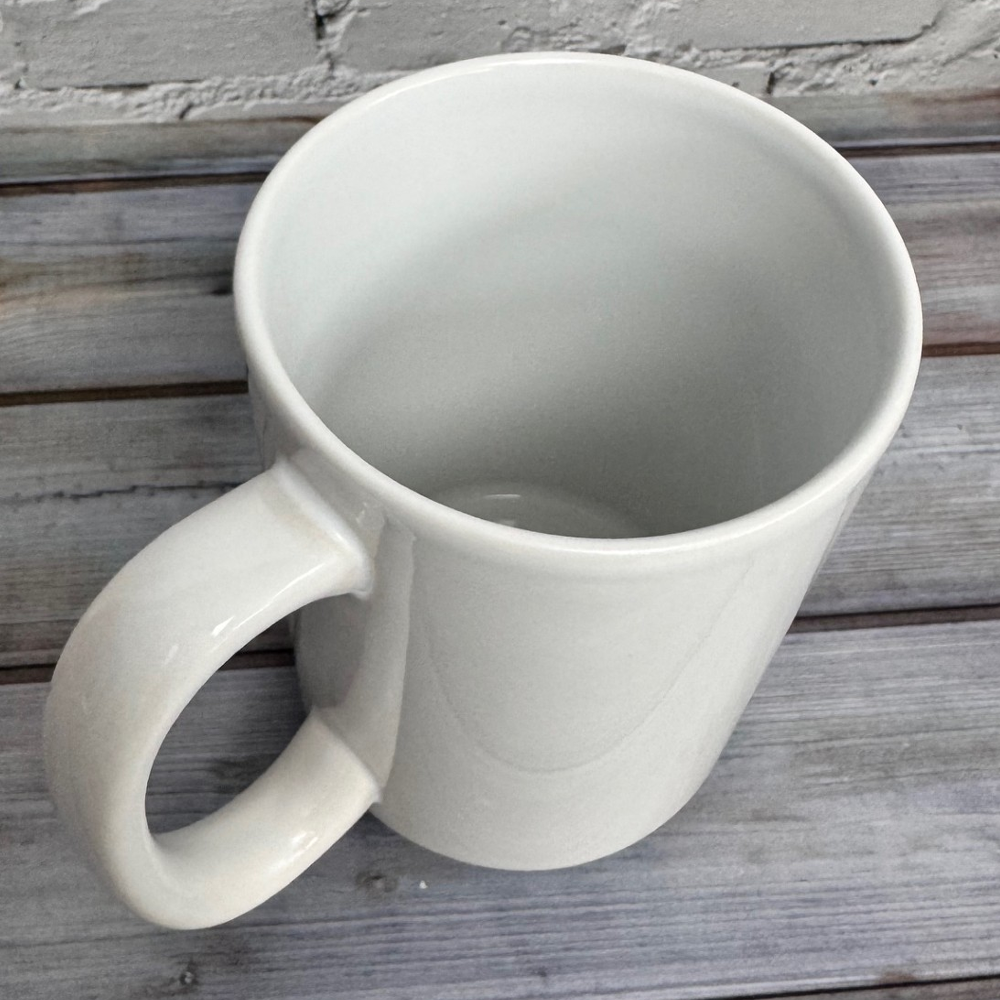 white mug