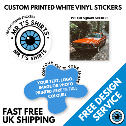 75mm Printed Vinyl Stickers - Image 2