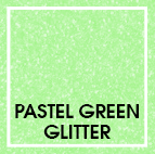 Pastel Green Glitter Print