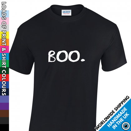Kids Little Boo Understated Halloween T Shirt