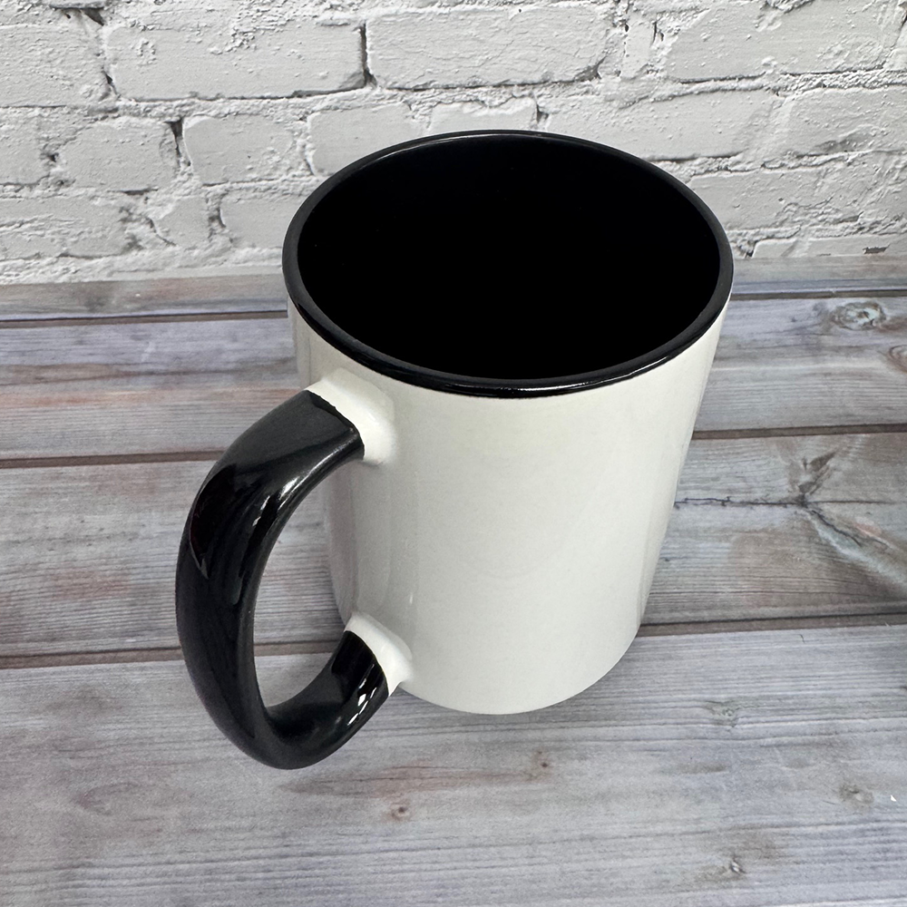 CU7STOM BLACK MUG