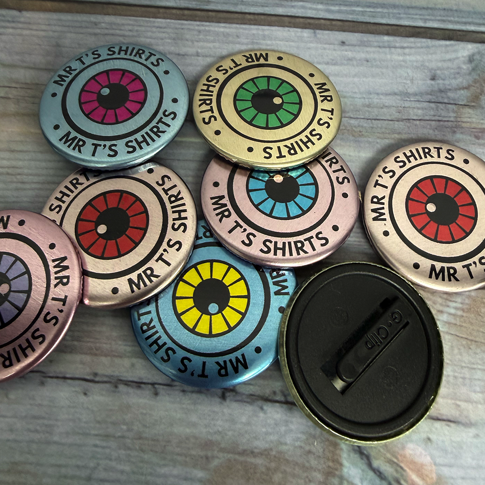 metal safety badges