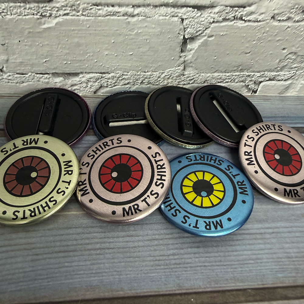 metal safety badges