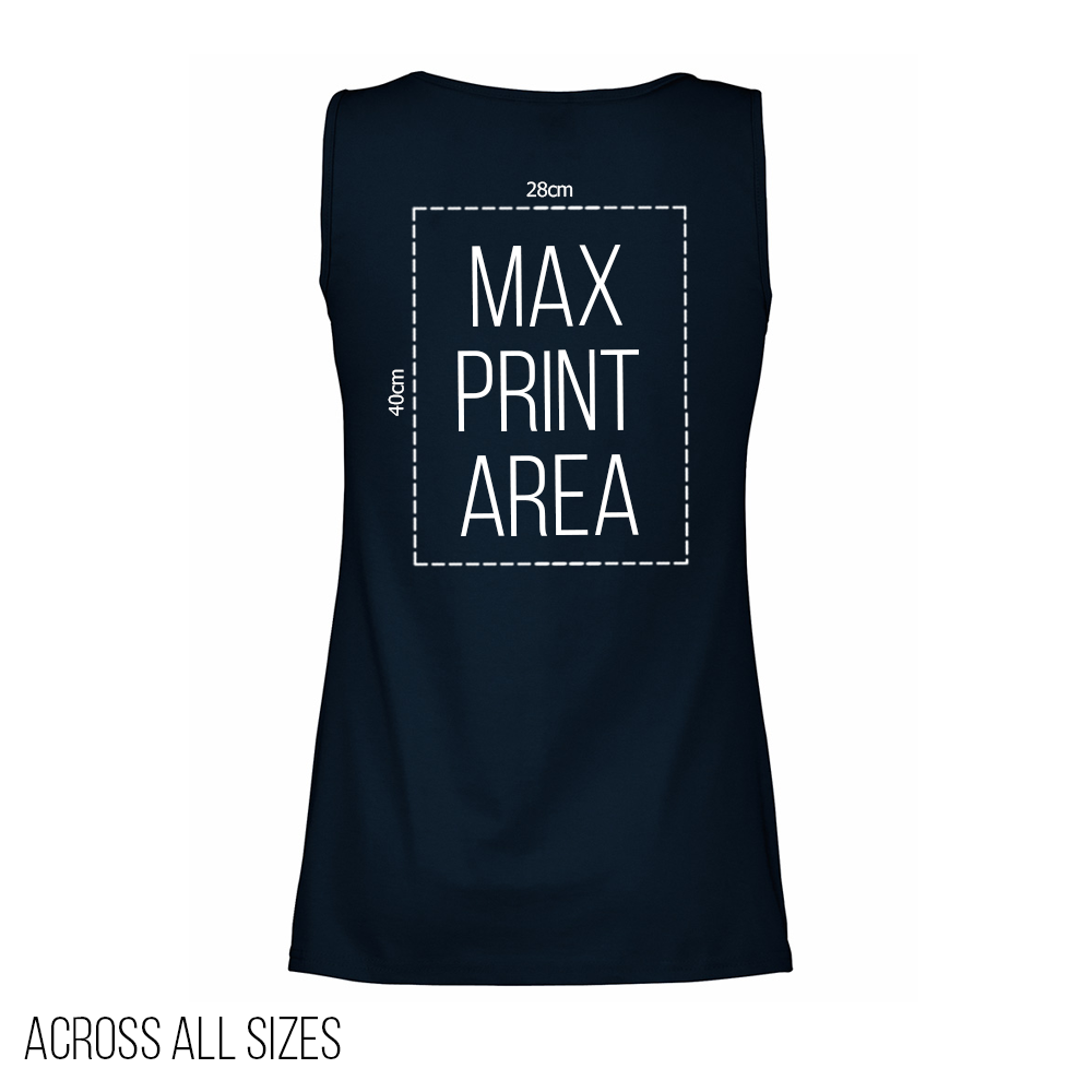 Ladies Custom Screen Printed Vests - Fruit of the Loom - Image 3