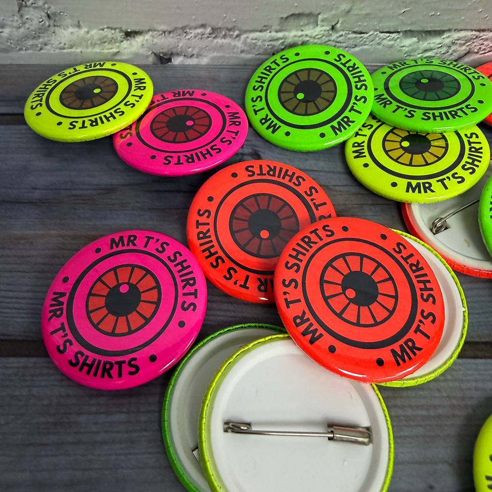 printed badges
