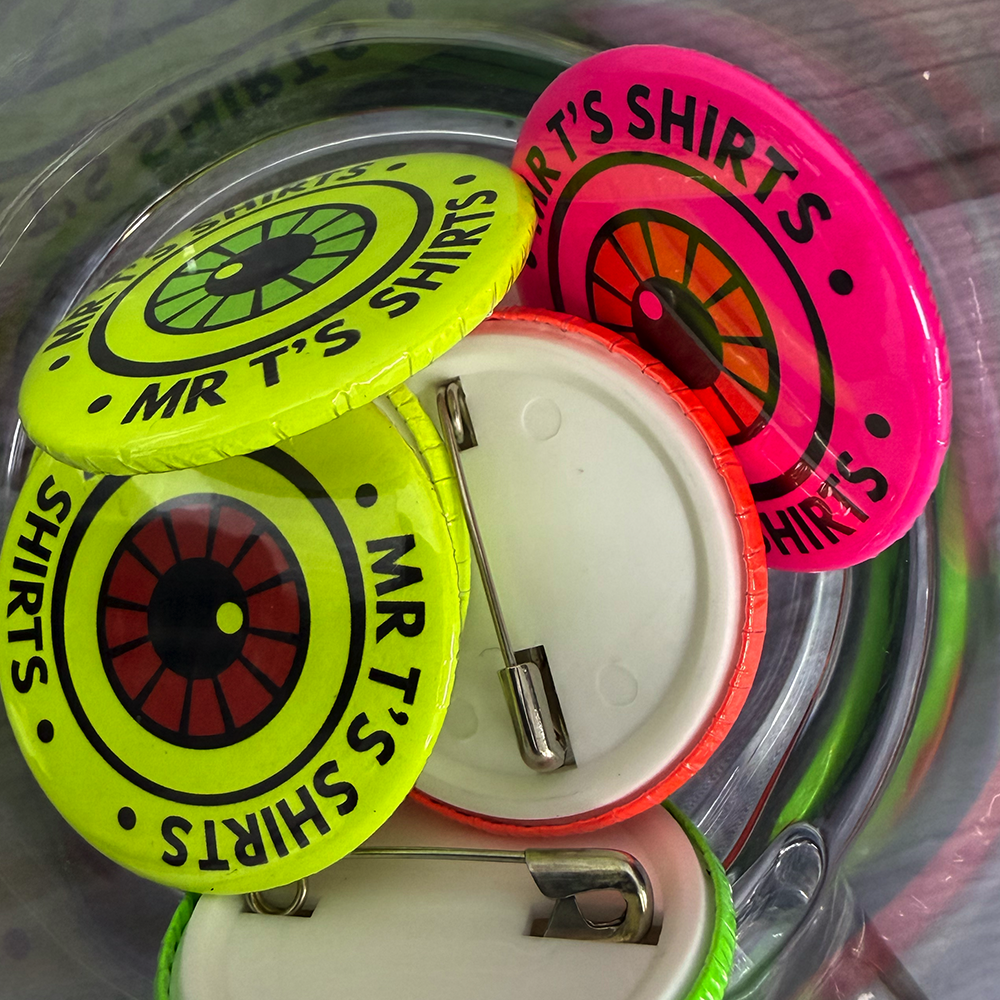 printed badges
