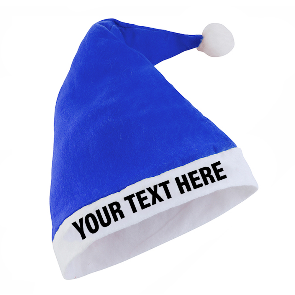 BLUE SANTA HAT