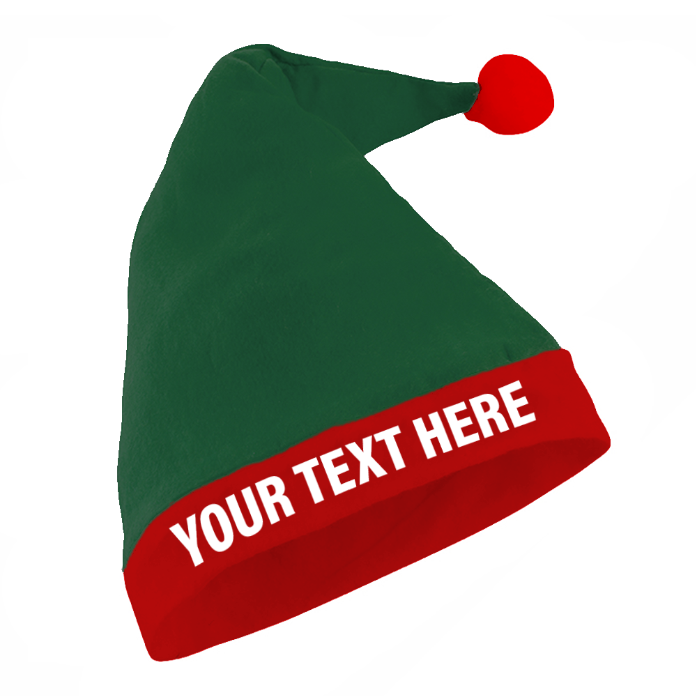 GREEN & RED SANTA HAT