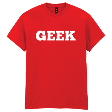 Mens Geek Tshirt