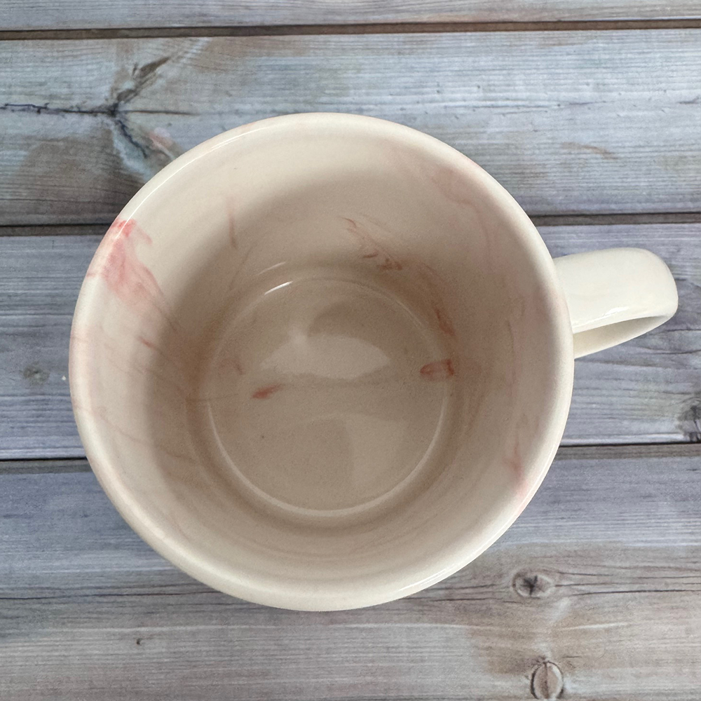 custom printed marble mug