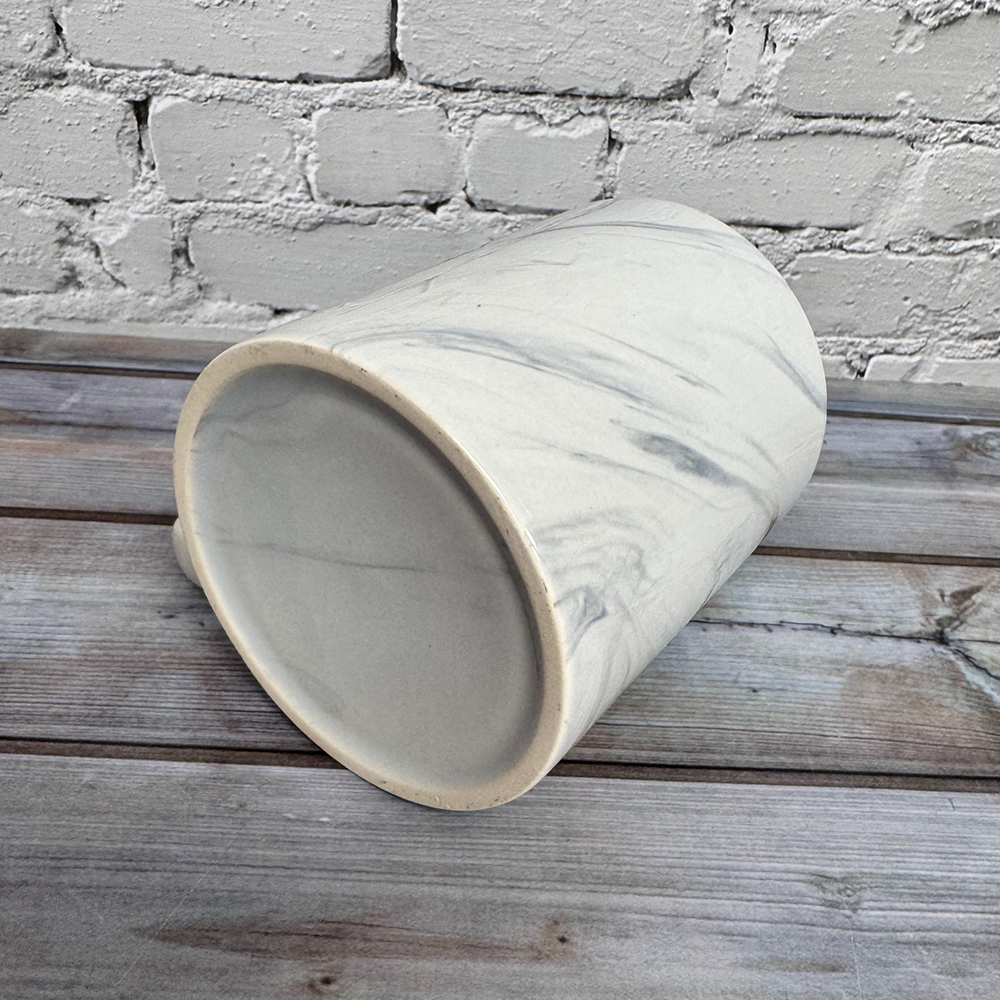 custom printed marble mug