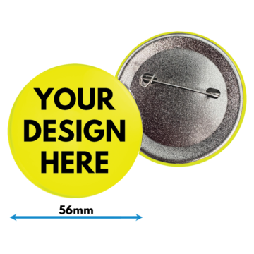 56mm neon badges