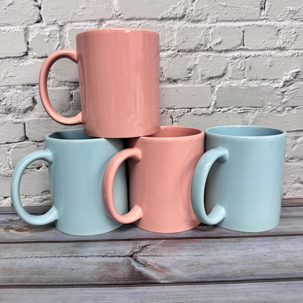 custom pastel mugs