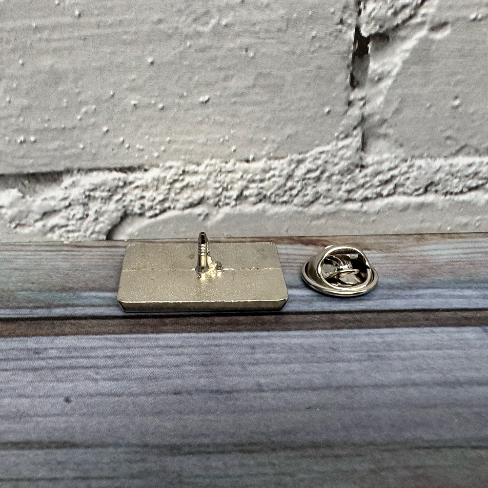Rectangular Lapel Pin Badges - 13mm x 21mm - Image 4