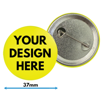 37mm custom neon badges